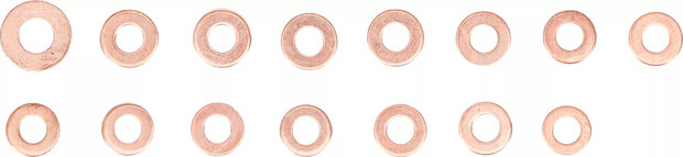 Bgs Technic Assortiment verstuiverringen koper 150-dlg