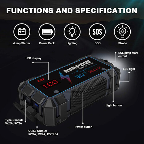 Jump Starter 1500A