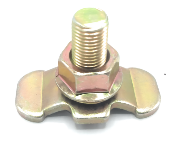 Stud fitting dubbel met bout 3/8"
