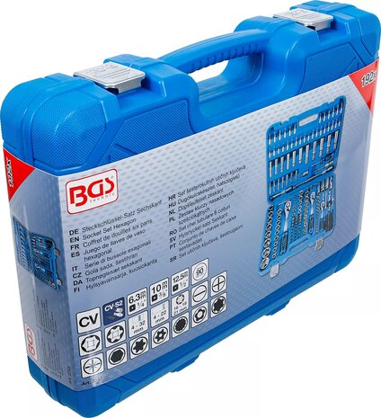 Bgs Technic Dopsleutelset zeskant (1/4) / (3/8) / (1/2) 192-dlg