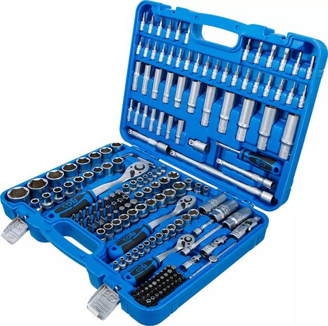 Bgs Technic Dopsleutelset zeskant (1/4) / (3/8) / (1/2) 192-dlg