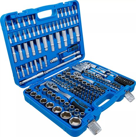 Bgs Technic Dopsleutelset zeskant (1/4) / (3/8) / (1/2) 192-dlg