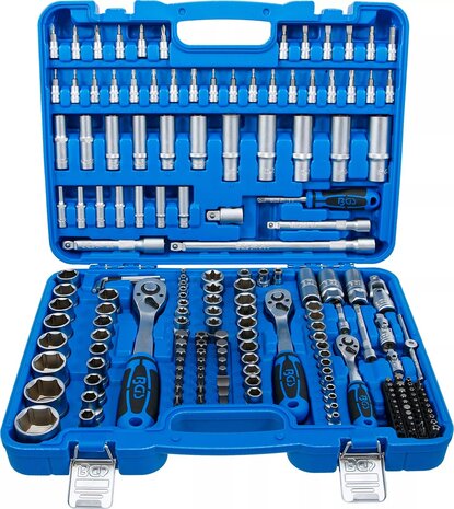 Bgs Technic Dopsleutelset zeskant (1/4) / (3/8) / (1/2) 192-dlg