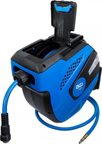Bgs Technic Persluchtslang met oproller automatisch 12 m + 2 m