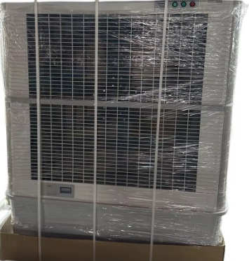 Industriele buitenlucht waterkoeler ventilator 120 liter met wielen