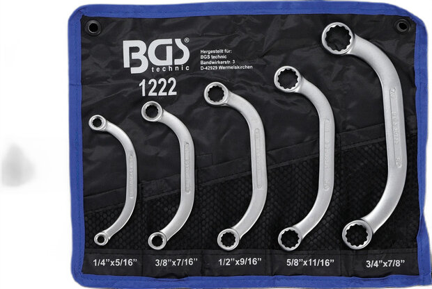 Bgs Technic Startmotor sleutelset, INCH 5 delig U vormig