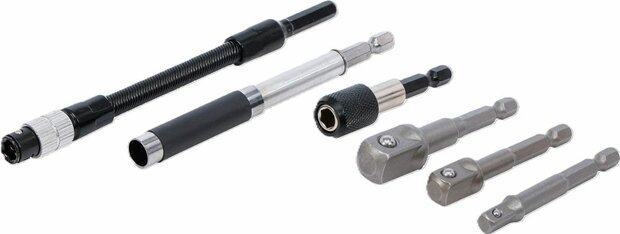 Adapter- en extensieset voor boormachines 6-dlg
