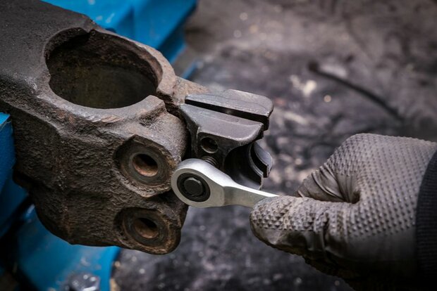 Veerpoot spreidgereedschap