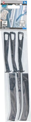 Set hoek-reinigingsborstels met stijve haren 230 mm 3-dlg