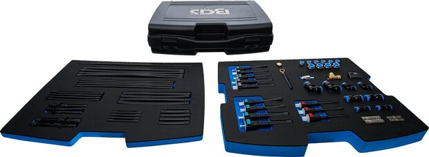 Set adapters en leidingen voor digitaal druk- en compressietester BGS 63410