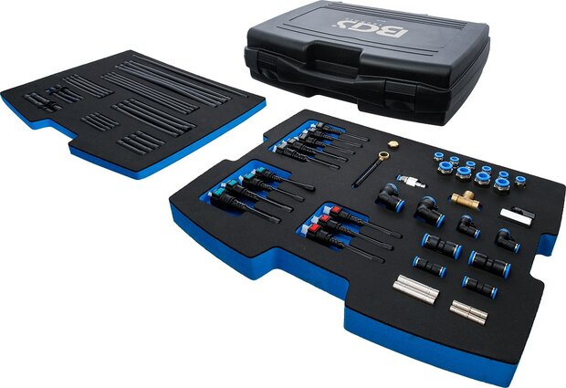 Set adapters en leidingen voor digitaal druk- en compressietester BGS 63410