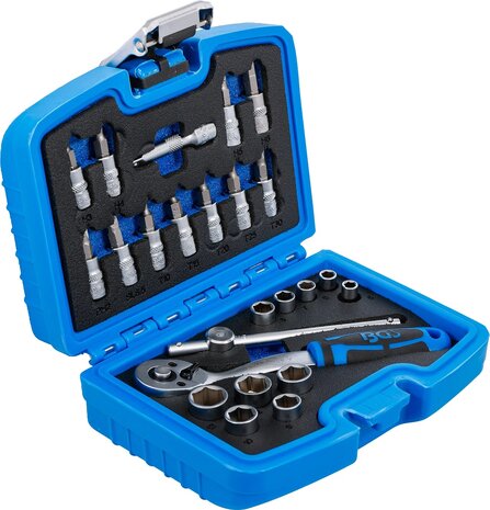 Dopsleutelset 6,3 mm (1/4) 24-dlg