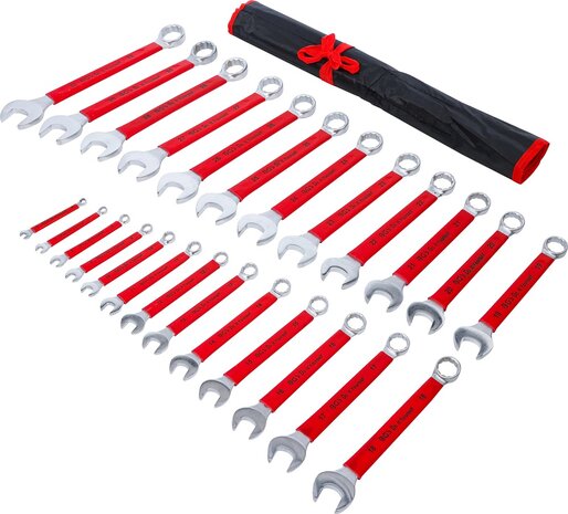 Steekringsleutelset met antislip handgreep 6 - 32 mm 25-dlg
