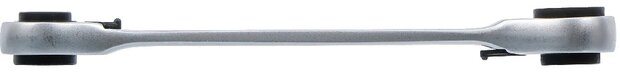 Llave combinada doble con carraca reversible 4 en 1 