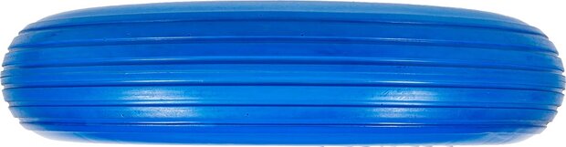 Kruiwagenwiel PU rood / blauw 400 mm