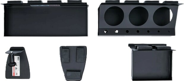Magnetische legbord- en papierrolhouderset 4-dlg