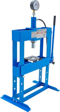 Hydraulische werkplaatspers tafelmodel  10 ton