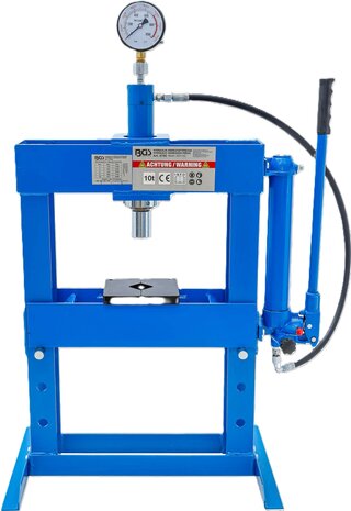 Hydraulische werkplaatspers tafelmodel  10 ton