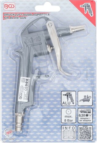 Bgs Technic Air Blow Gun Aluminum Diecast Body