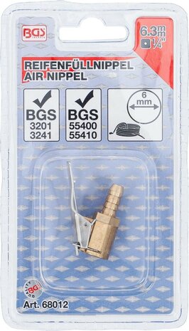 Luchtuitsteeksel 6,3 mm (1/4)