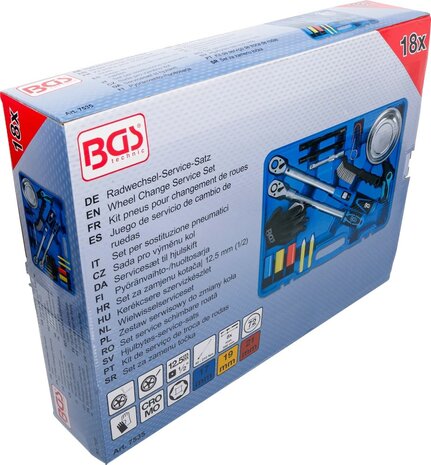 Wielwisselserviceset 12,5 mm (1/2) 18-dlg