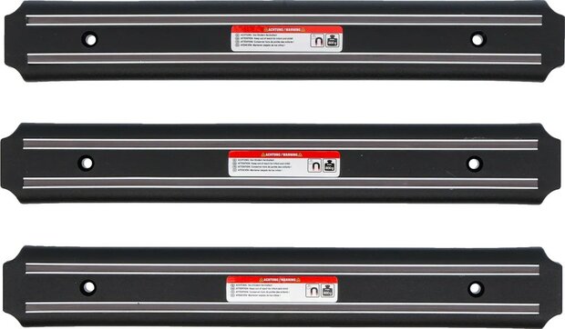 Set magneetstrips vlak 330 mm 3-delige