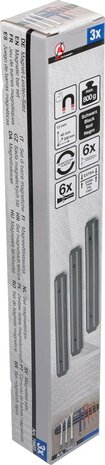 Set magneetstrips vlak 330 mm 3-delige
