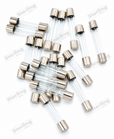 Sterling Assortiment Snelsluitingen Glaszekering 5 Amp- 30 Amp 120 Stuks