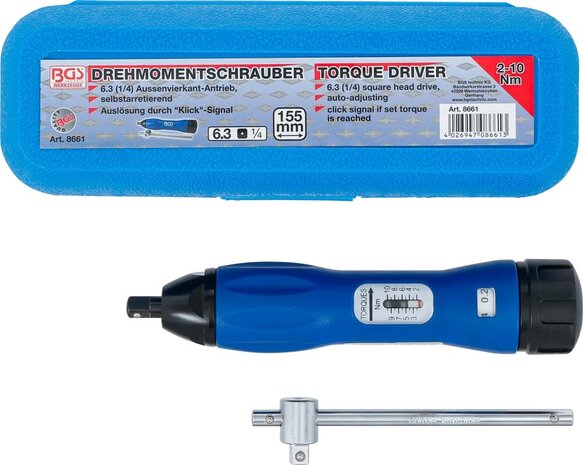 Bgs Technic Momentsleutel 6,3 mm (1/4) 2 - 10 Nm