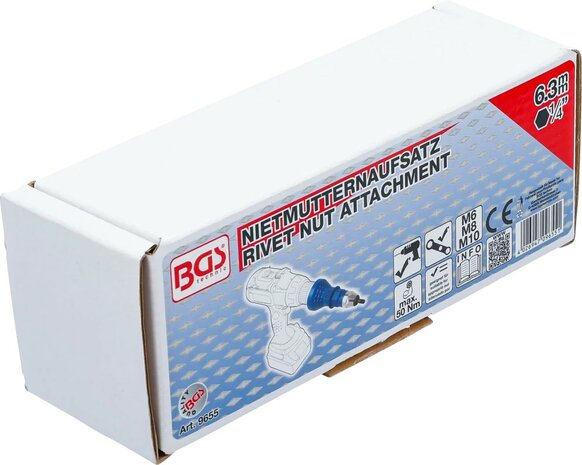 Bgs Technic Popmoerhulpstuk M6 / M8 / M10
