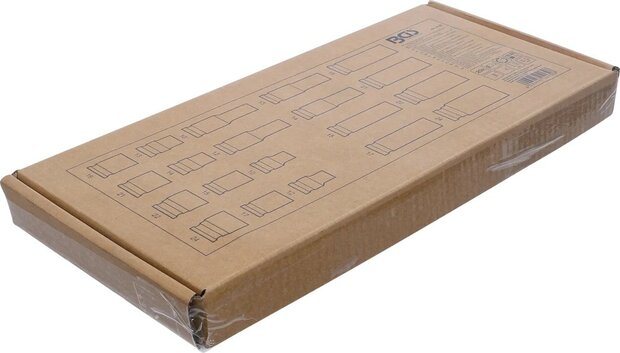Bgs Technic 1/3 gereedschapskist: 20-delige stekkerdoos 10-24 mm