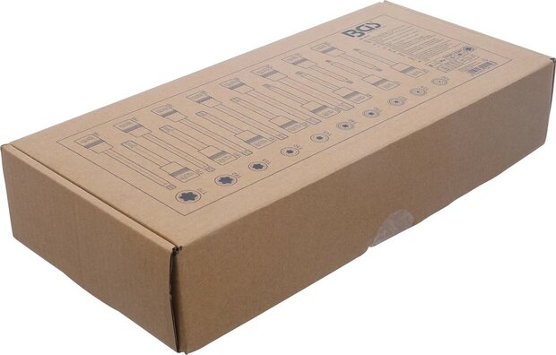 Bgs Technic Gereedschapmodule 1/3: dopsleutelbitset T-profiel (voor Torx) 26-dlg