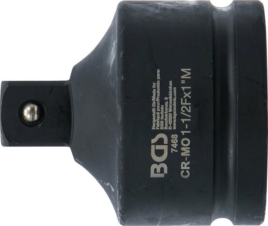 Kracht dopsleuteladapter 38mm (1 1/2) - buitenvierkant 25mm (1)