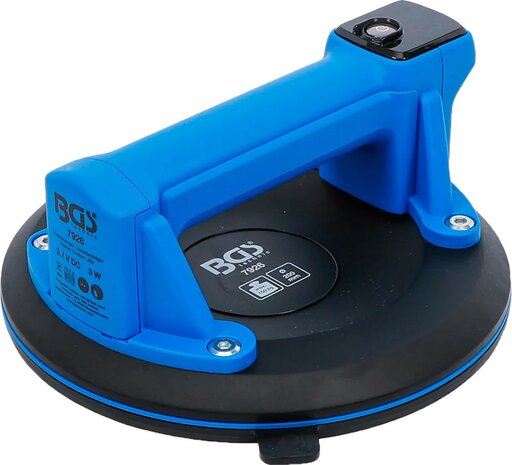 Ruitenzuignap/-drager op batterijen extra sterk diameter 200 mm met digitaal display