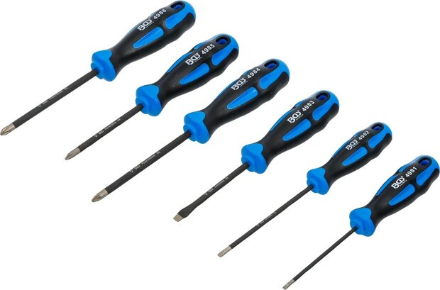 Schroevendraaierset met diamantcoating 6-dlg
