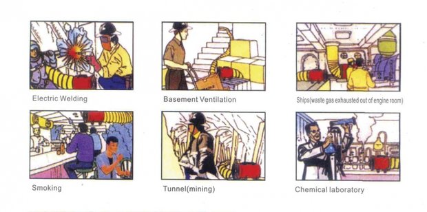 Slang voor ventilator -500mm