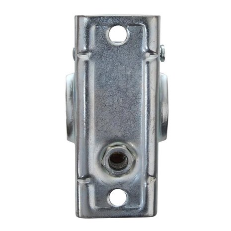 Klem 48mm met kantelbare spindel voor neuswiel