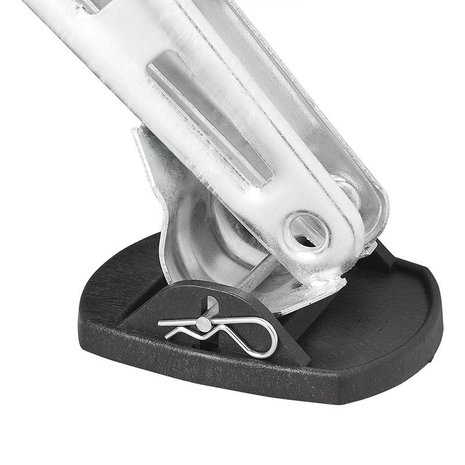 Stabilisatievoeten met metalen pen - set van 4 stuks