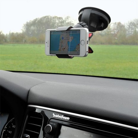 Universele GPS/GSM houder met zuignap