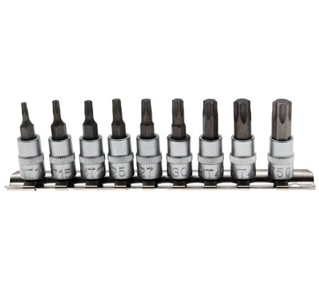 Bgs Technic Dopsleutelbitset (1/4) T-profiel (voor Torx) T10 - T50 9-delige