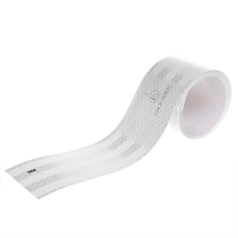 Reflecterend tape 3M wit 50mm/2M