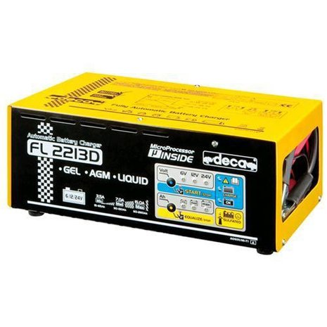 Acculader 22 Amp 6/12/24 Volt