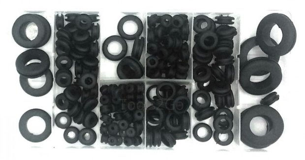 Rubber doorvoertules assortiment 180 delig