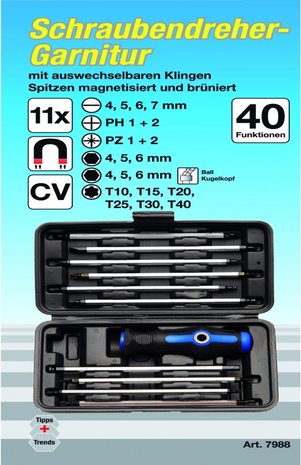 Bgs Technic Schroevendraaier set 11 delig