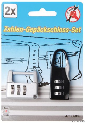 2-delige combinatie bagage lock set
