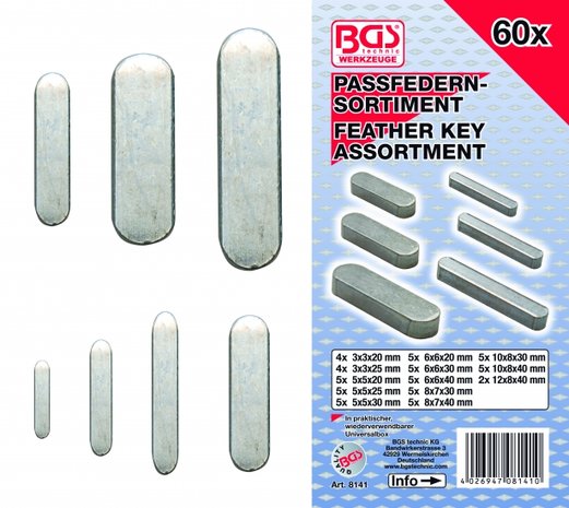 Bgs Technic Spiebaanblok assortiment 60-dlg