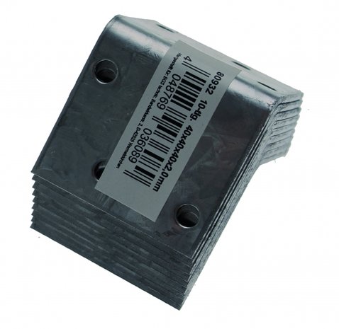 10-delige Angle Connector 40x40x40 mm