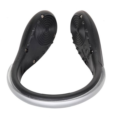 Veiligheids schoenclip LED rood - set van 2 stuks