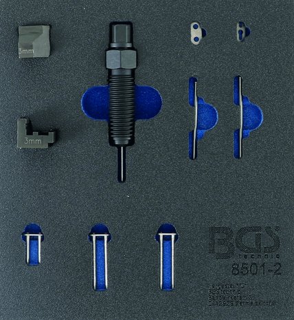 Bgs Technic Uitbreidingset voor distributieketting klinkgereedschap (BGS 8501) geschikt voor 3 mm kettingbouten