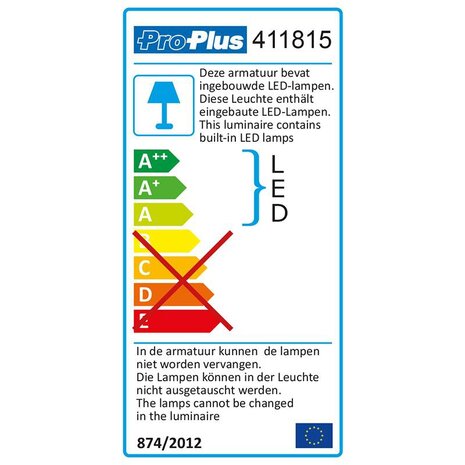 Opbouwarmatuur 24-leds 12V 320lm 38x208x127mm